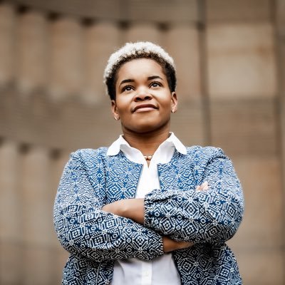 India Walton arms crossed