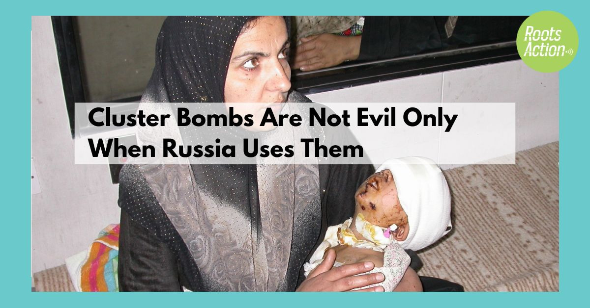 Cluster bombs are evil